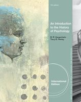 An Introduction to the History of Psychology, International