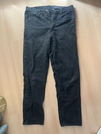 Lee Straight Leg washed black look