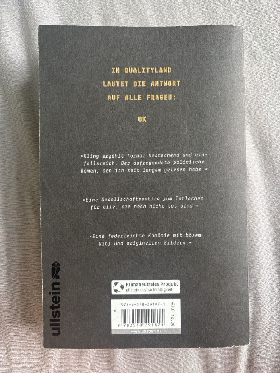 Livres: Qualityland – Neuf (Voir description) à Kastanienbaum par ali_vr9f 1