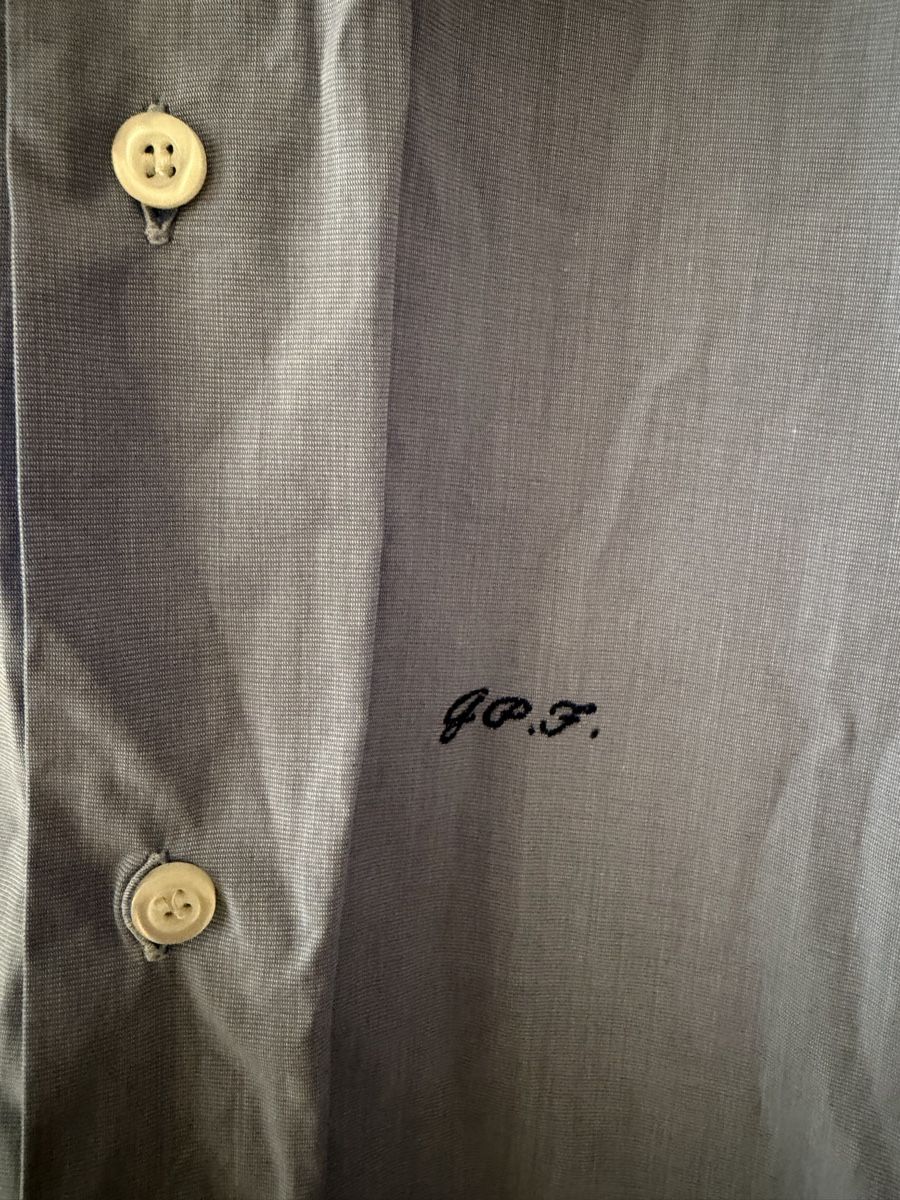 Camicie: Camicia uomo azzurra taglia 40 153/4 monogramma J.P.F. – Usato da Lugano venduto da can_xdd8 3