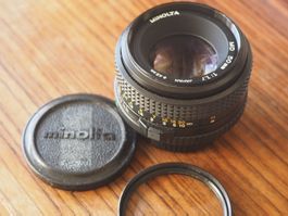 Minolta MD 50mm 1:1.7 Japan 49mm für X-700 XD-7 etc. vintage