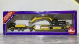 Siku 4111 Tieflader mit Großbagger