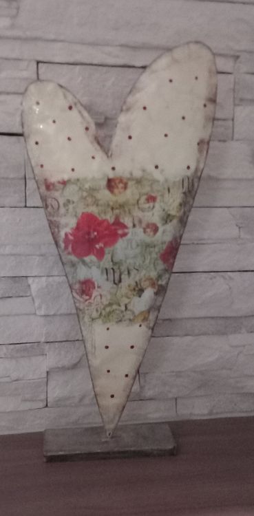 XL ORLA KIELY Großes Mehrstieliges Großes Hängendes Herz 12 Cm Geschenk