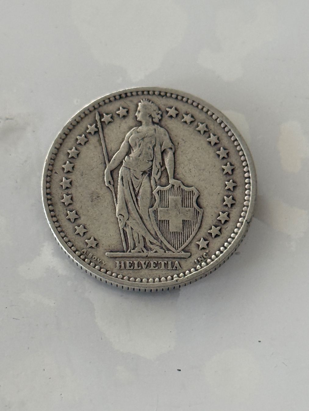 Tutti le monete: 2 Franken 1916  Rar – Usato da Wallisellen venduto da SWISS_SILVER1