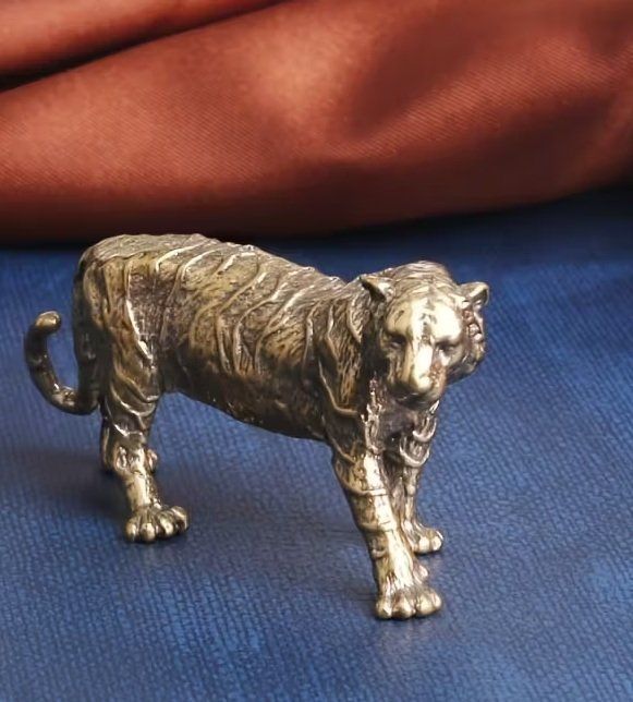 Statuette: Tiger aus Messing  - Vintage Deko – Nuovo (secondo la descrizione) da Uerkheim venduto da Justi.y