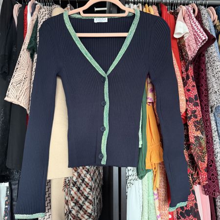 Claudie Pierlot Strickjacke Marine, Grösse 3