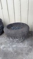 Grosse Steinschale, Pflanzschale, Vintage Steintrog Garten
