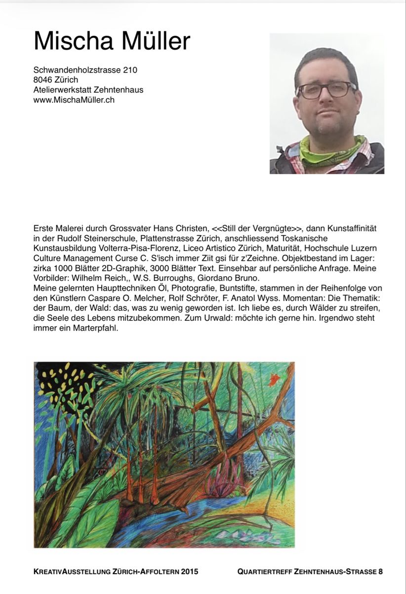Dipinti: Original Gemälde Mischa Müller abstrakt bunt 2015 – Nuovo (secondo la descrizione) da Zuerich venduto da SonderArt-Wertgut 1