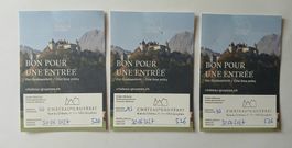 Bon pour 3 entrées au Château de Gruyères 