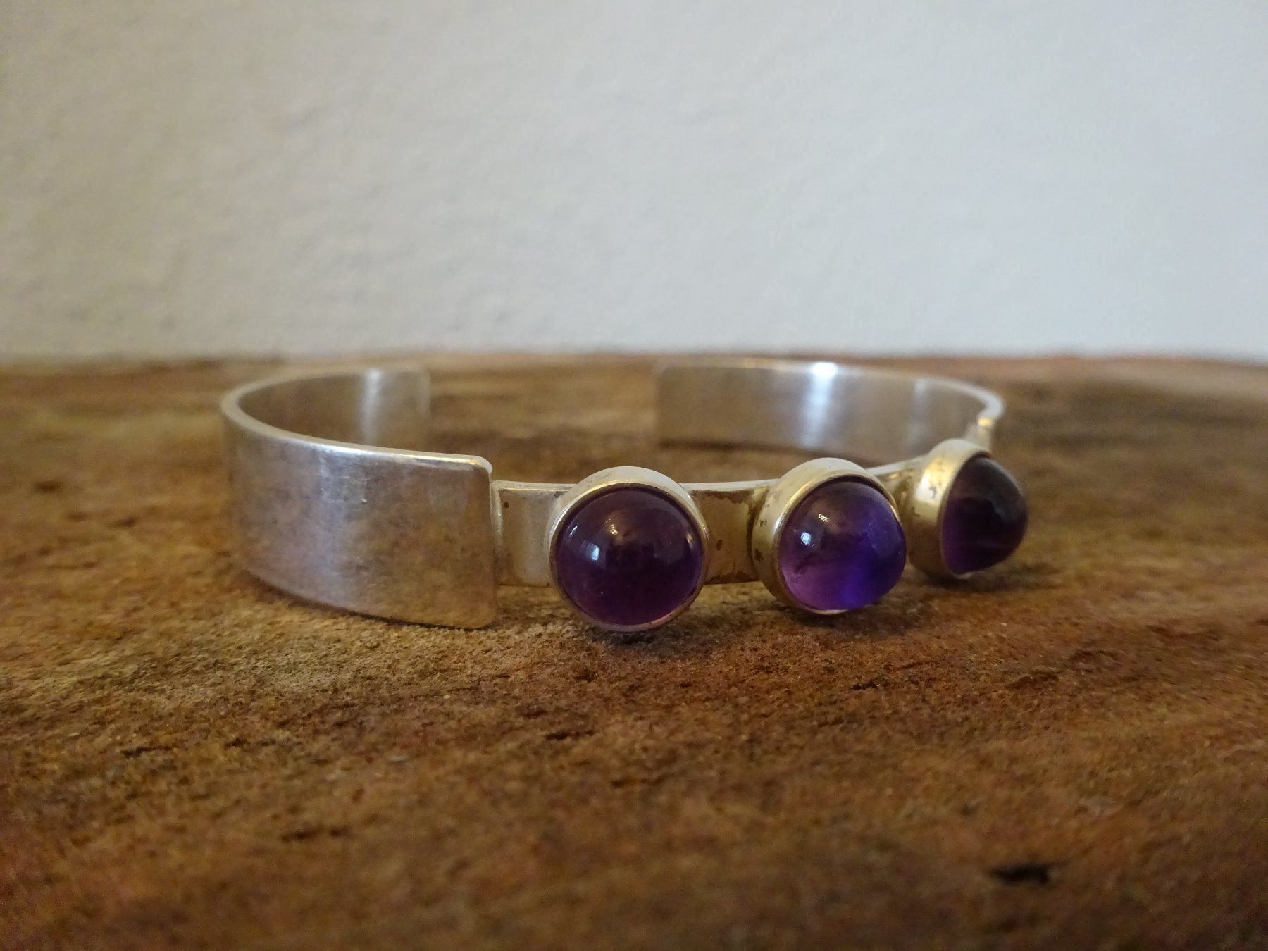 Bracciali & Braccialetti: Armreif Amethyst 925 Silber / PERLI – Usato da Esslingen venduto da FetteSchnecke