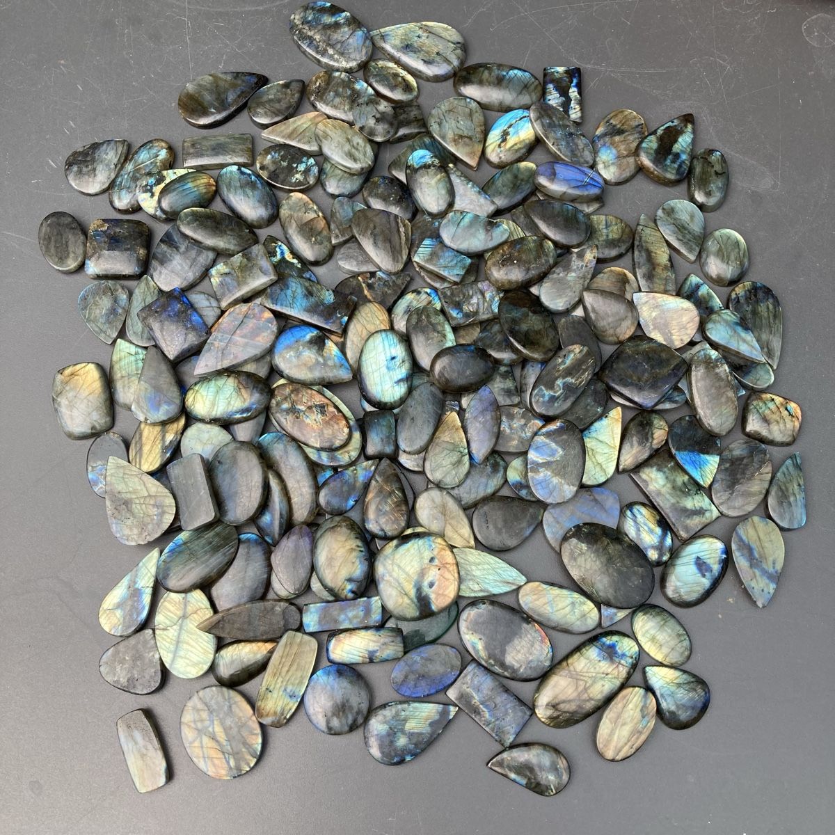 Edelsteine: Exklusiv: 2KG Labradorit Cabochon Lot – Neu (gemäss Beschreibung) aus Biel von djvalbnc 3