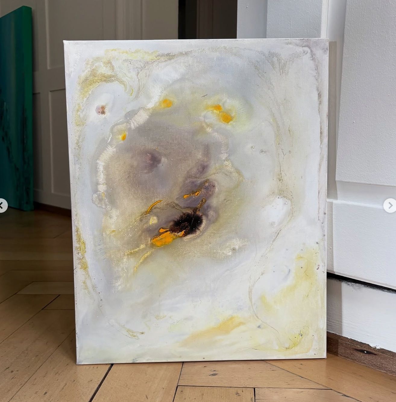 Dipinti: Abstraktes Bild auf Leinwand 40x50cm – Nuovo e nell'imballaggio originale da Zürich venduto da Asybb