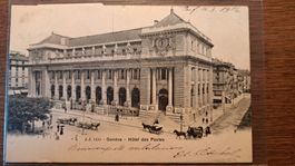 Carte Postale Ancienne Genève Hôtel des Postes - 1904
