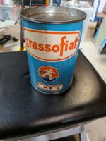 Vintage Grasso Fiat MR3 Fettdose / Blechdose