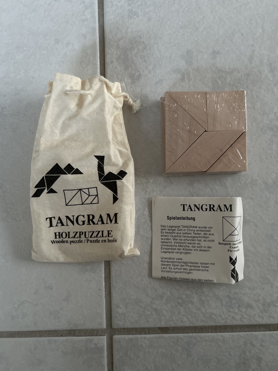 Giochi: Tangram Spiel – Nuovo e nell'imballaggio originale da Lostorf venduto da Venice16