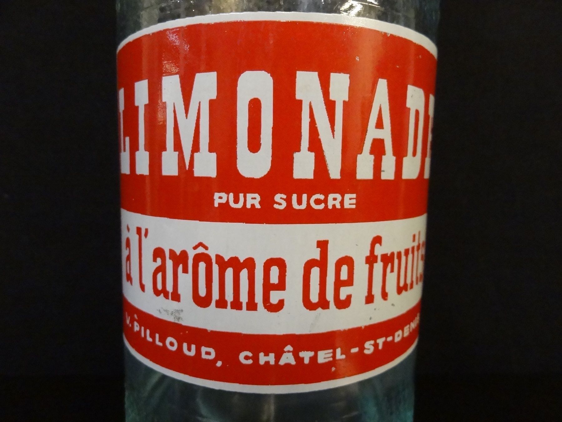 Gläser, Krüge & Flaschen: Flasche LIMONADE PUR SUCRE V. PILLOUD CHÂTEL-ST-DENIS 1950 – Gebraucht aus Kerzers von Flaschenposten 3