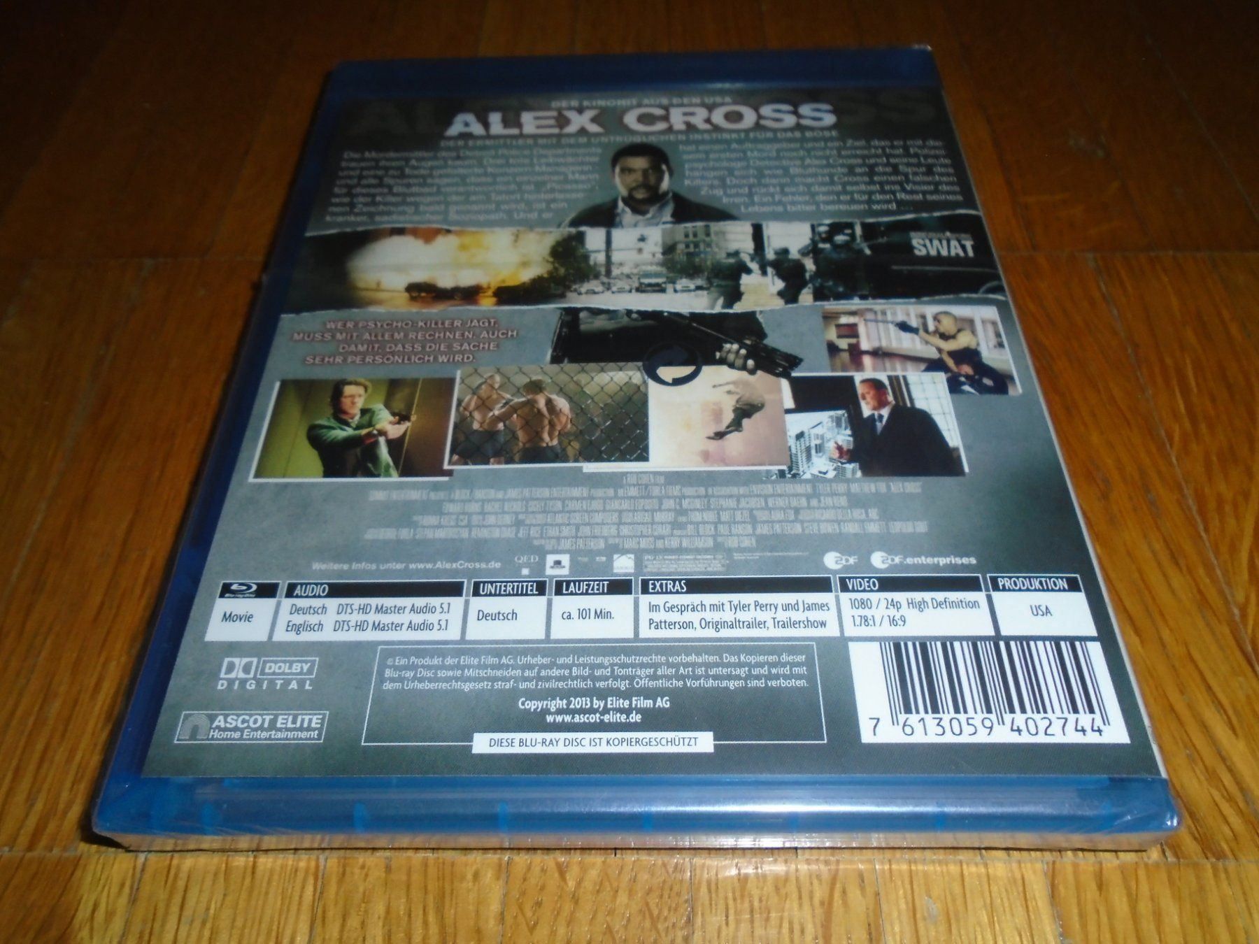 Alle DVDs: Alex Cross - BLU-RAY - UNCUT – Neu und originalverpackt aus Basel von havsok 1