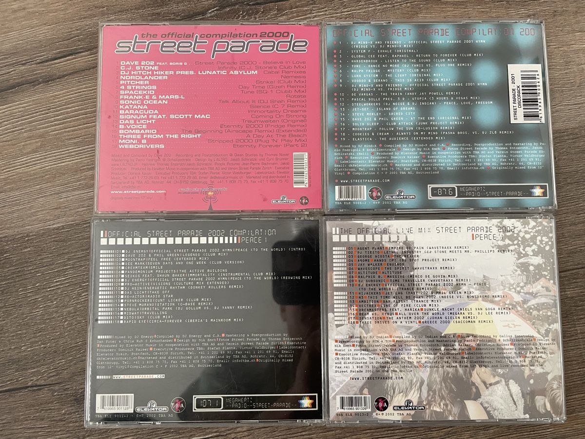 CD: 4x Street Parade Trance Compilation – Usato da Reinach AG venduto da trigger7811 1