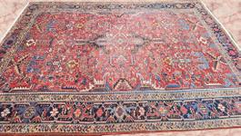 Antiker persische Teppich echte Heriz -Massen 325 x 250 cm,h