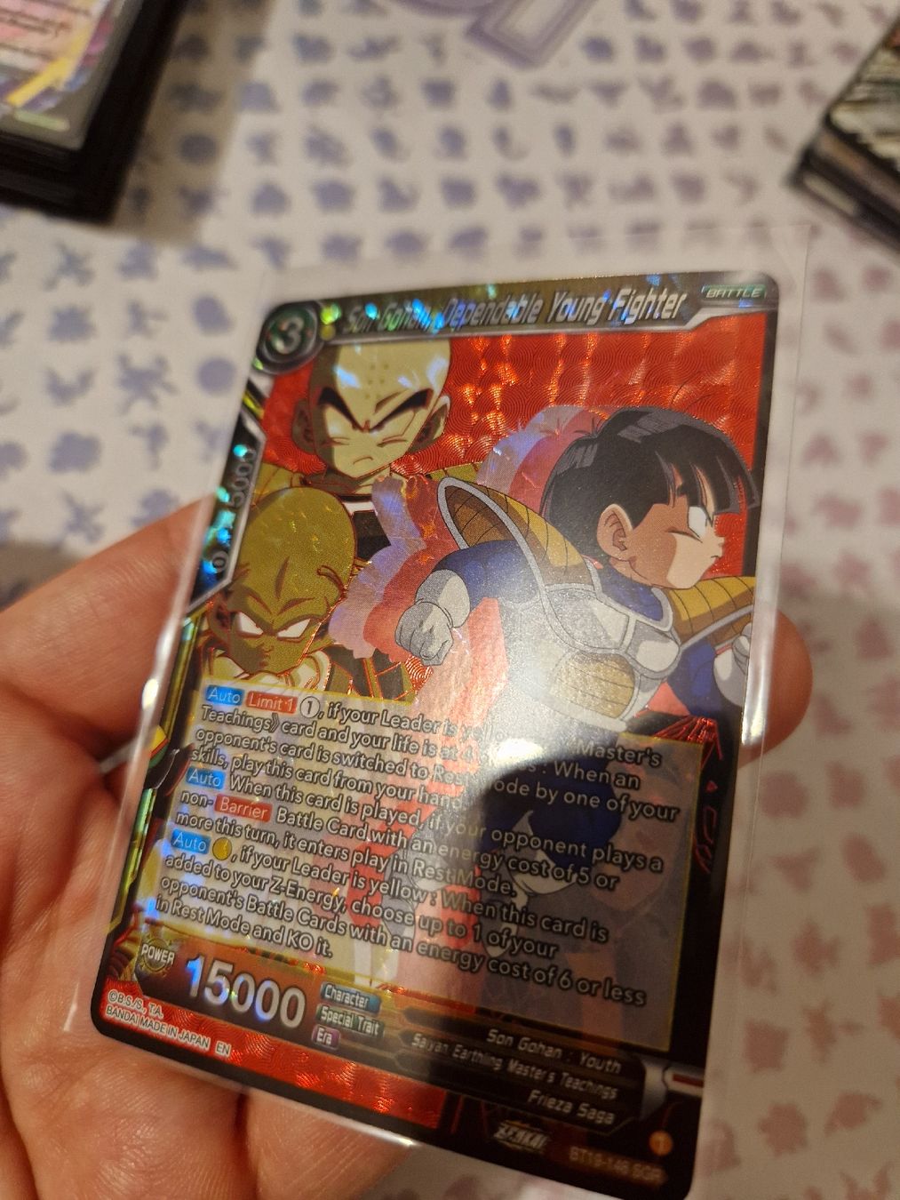 Bandai Carte collezionabili: Dragonball Son Gohan BT19 SGR – Usato da Niederglatt ZH venduto da mial6 2