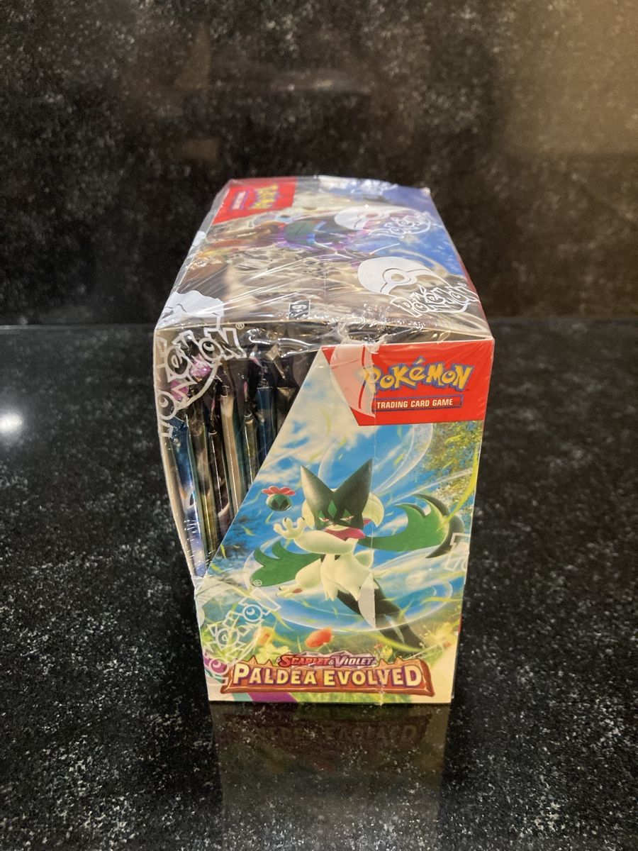 Pokémon Carte collezionabili: Paldea Evolved Display English Sealed + Acryl Case – Nuovo e nell'imballaggio originale da Wohlen AG venduto da Liridon22 3