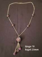 Kugel halskette aus swarovski perlen