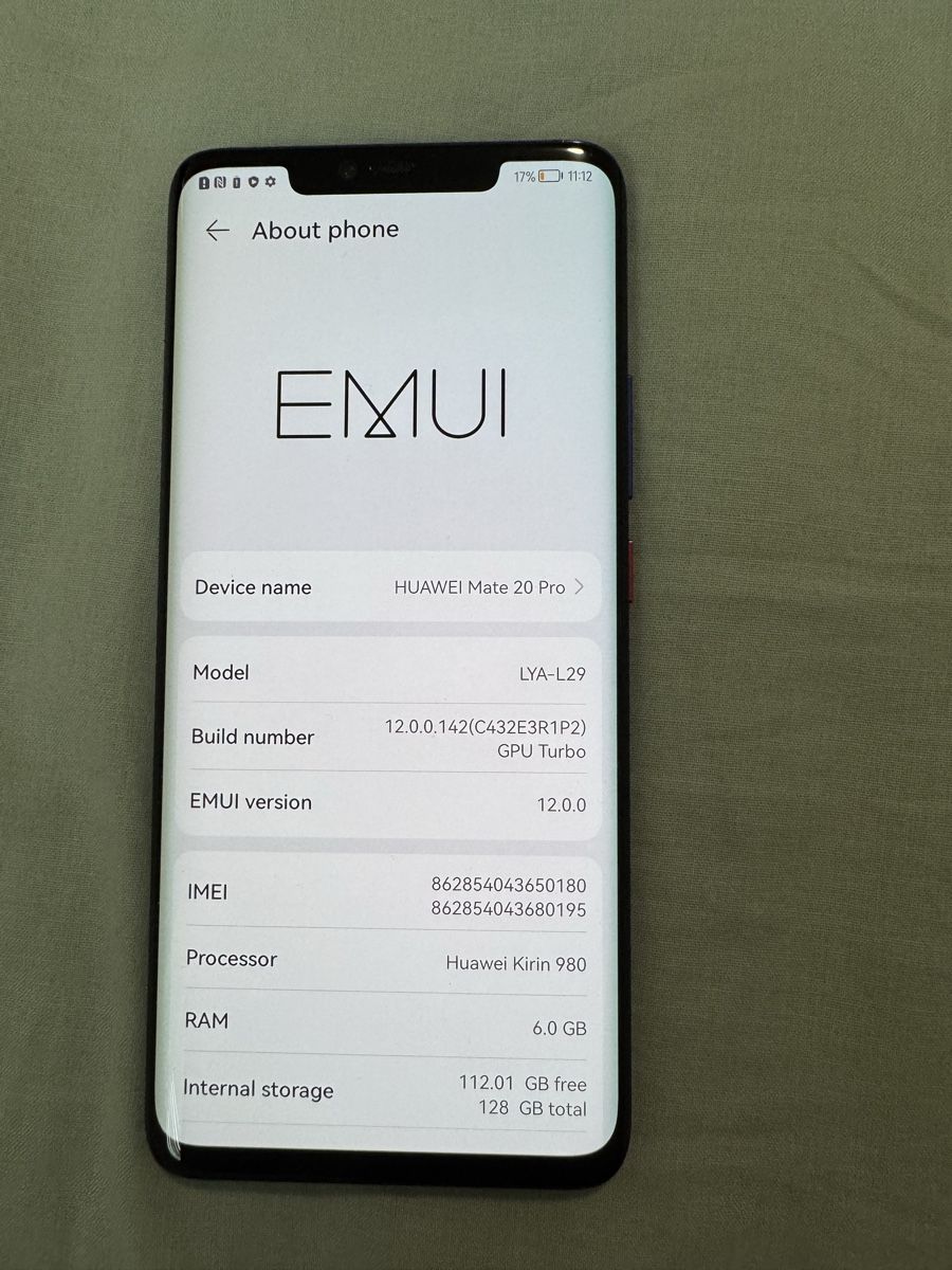 Huawei Handys / Smartphones: Huawei Mate 20 Pro 128gb – Neu (gemäss Beschreibung) aus zürich von khalilaktaa
