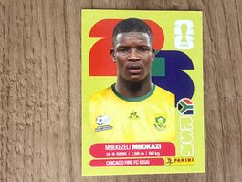 Panini FIFA WM 2026 Sticker MBekezeli Mbokazi RSA 6