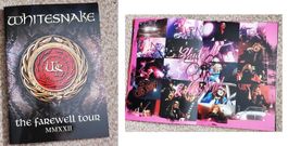 Whitesnake - Original Autogramm auf Tourprogramm - Farewell