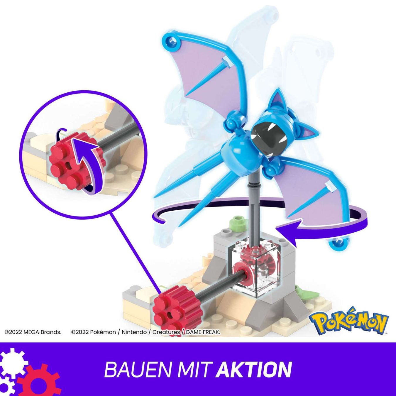 Mega Baukästen: Mega Pokémon Zubats Mitternachtsflug HKT19 – Neu und originalverpackt aus Basadingen von NekoBricks 3