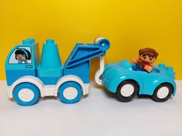 LEGO Duplo 10918 Abschleppauto + Zusätzlich Auto mit Mädchen