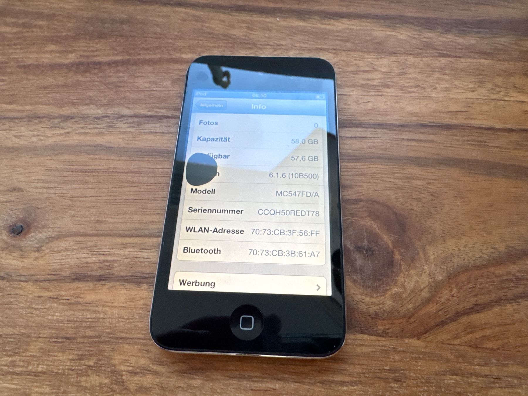 Apple Lettore multimediale portatile: iPod touch 4G 64GB teildefekt – Usato da St. Gallen venduto da hae_6rmh 3