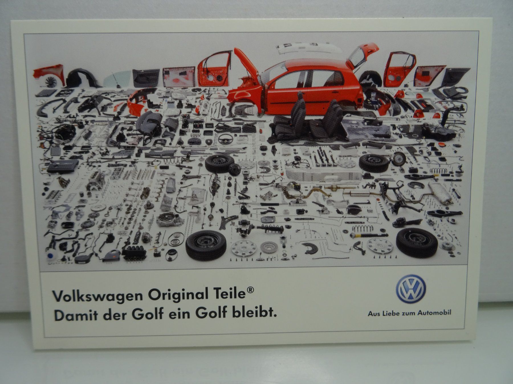 Cartoline postali: VW Golf Postkarte "Original Teile" – Nuovo (secondo la descrizione) da Teufen AR venduto da Brandan2171