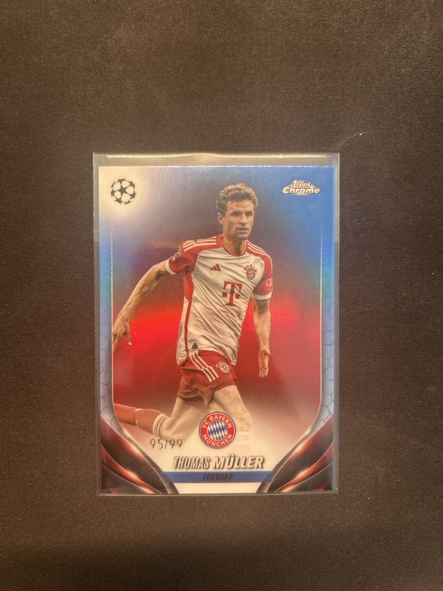 Topps Carte collezionabili: Topps chrome Thomas Müller /99 Team Colors Parallel  – Usato da Greppen venduto da hcv_cc2r