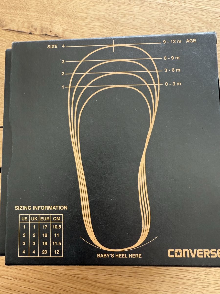 Converse Herrenschuhe: Converse All star Chuck Taylor Grösse UK 3 – Neu (gemäss Beschreibung) aus Goldswil von Fisel 2