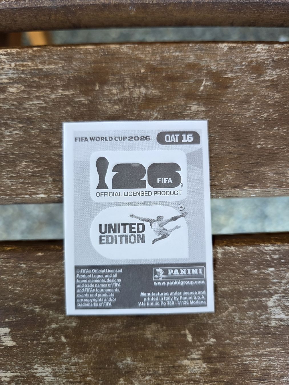Panini Carte collezionabili: Panini WM 2026 QAT 15 Hatem – Nuovo (secondo la descrizione) da Romanshorn venduto da leeh78 1