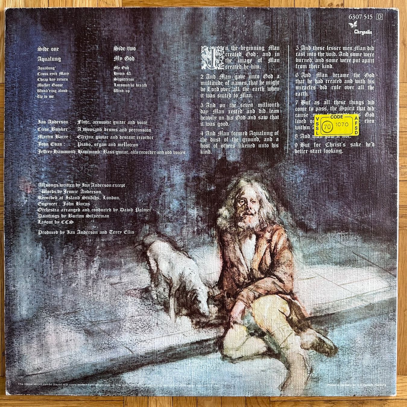 Dischi in vinile: LP - Jethro Tull - Aqualung – Usato da Breganzona venduto da Onairda75 1