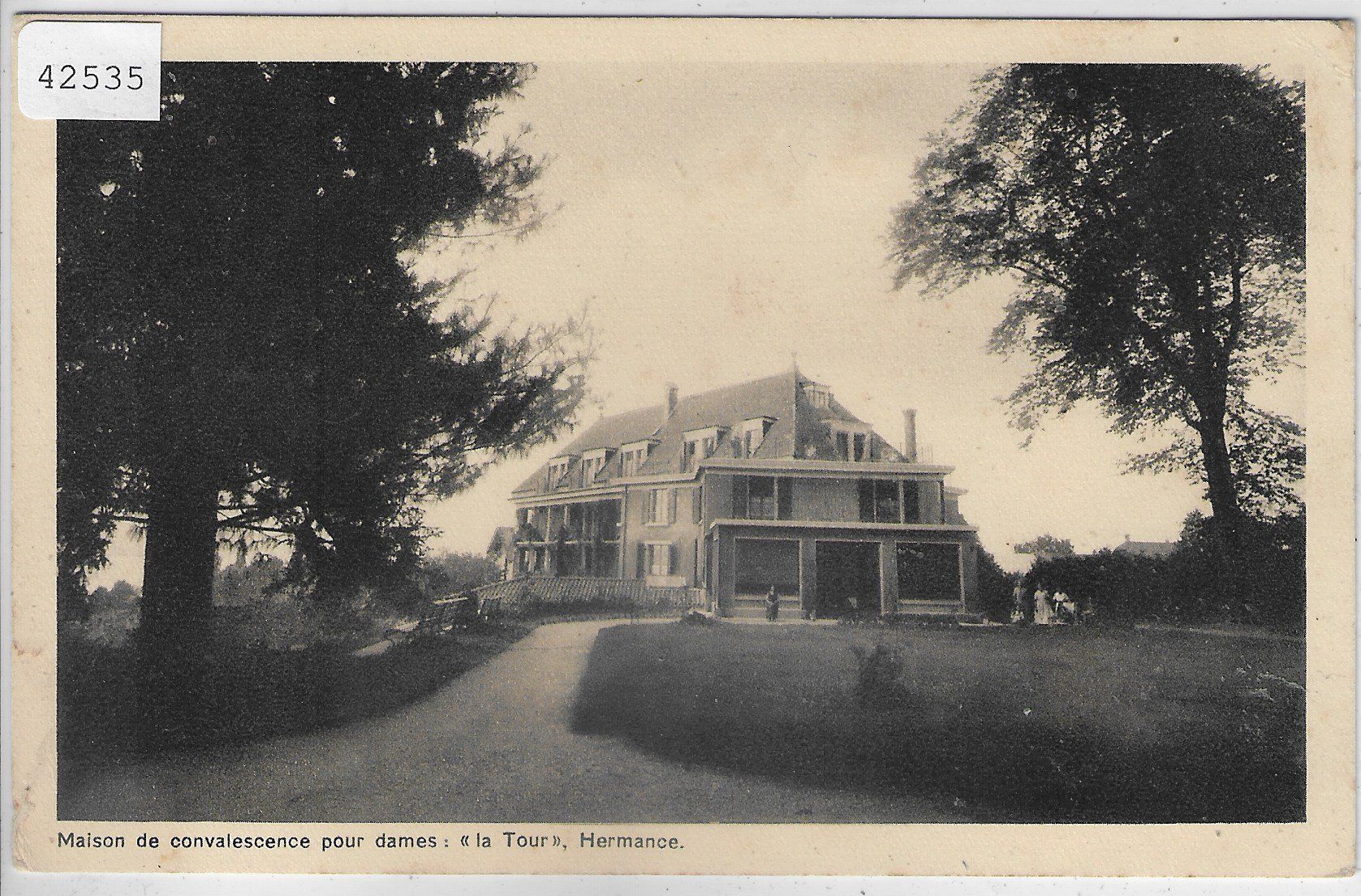 Cartoline postali: Maison de convalescence pour dames: "La Tour" Hermance – Usato da Ettingen venduto da Kartenplanet