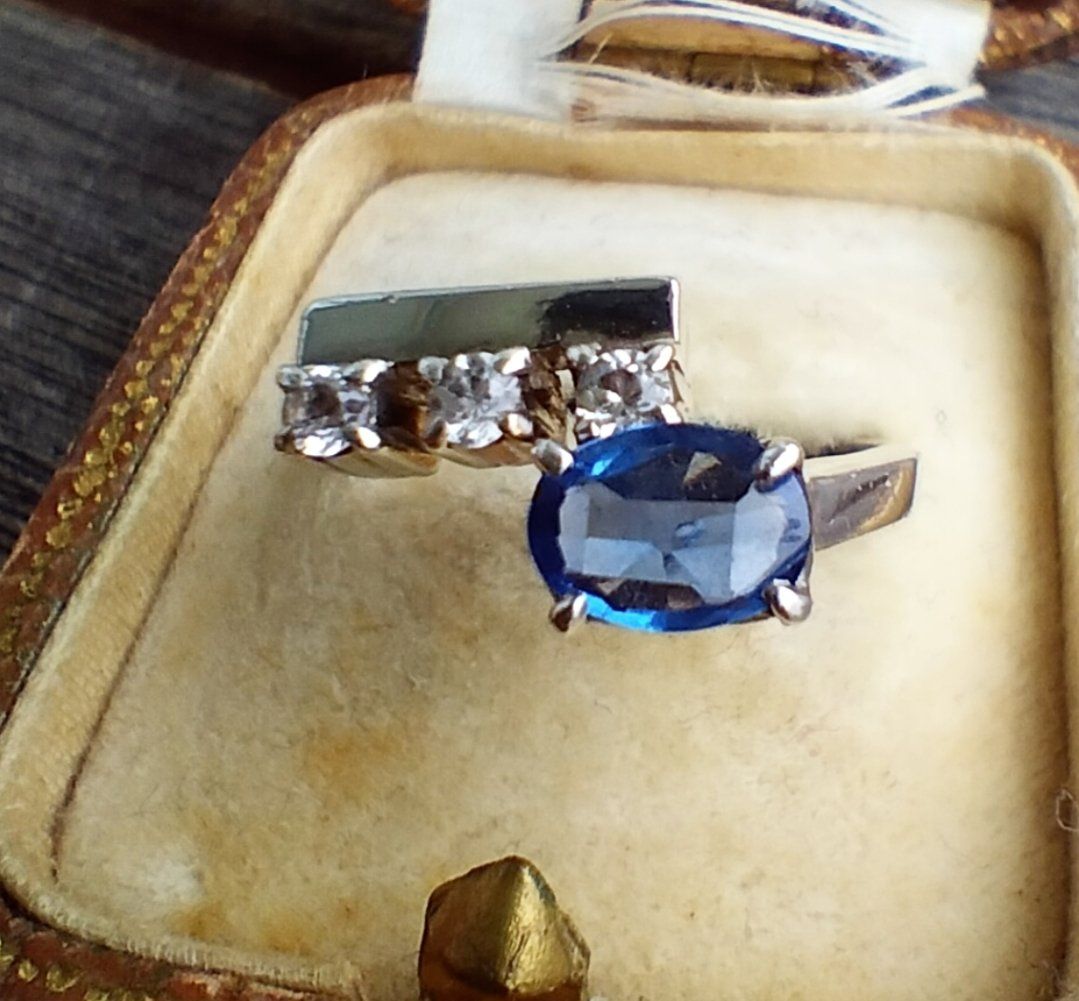 Ringe: Vintage Saphir Ring 925 Silber – Gebraucht aus schwyz von larry91sz 1