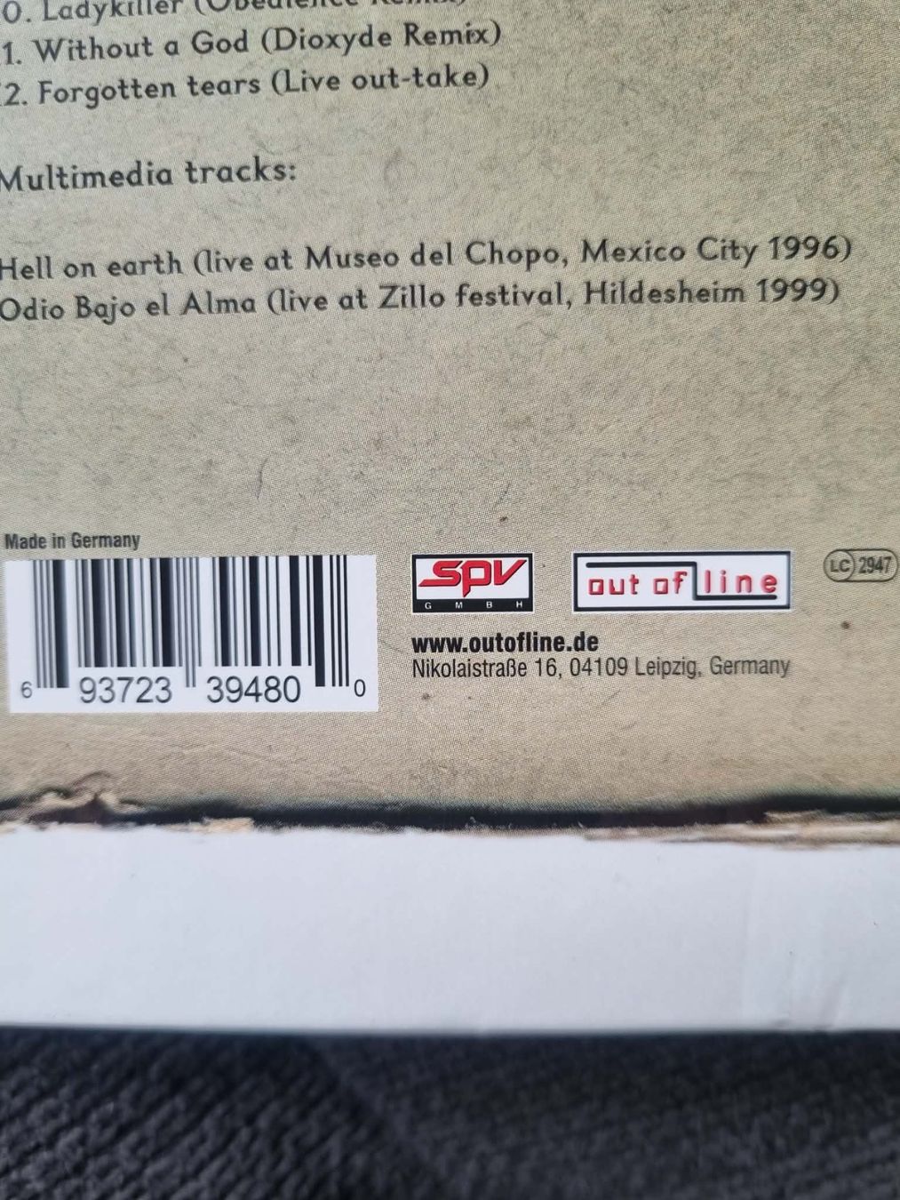 CD: HOCICO /HATE NEVER DIES      Limited CD-Box – Usato da steckborn venduto da veckot 2