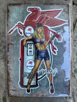 Mobilgas pin up werbung classic reklame