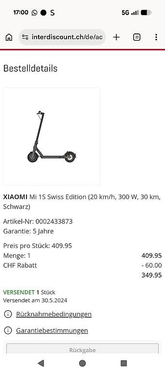 Scooters: Xiaomi E Scooter – D'occasion à Menziken par Levin1111 4