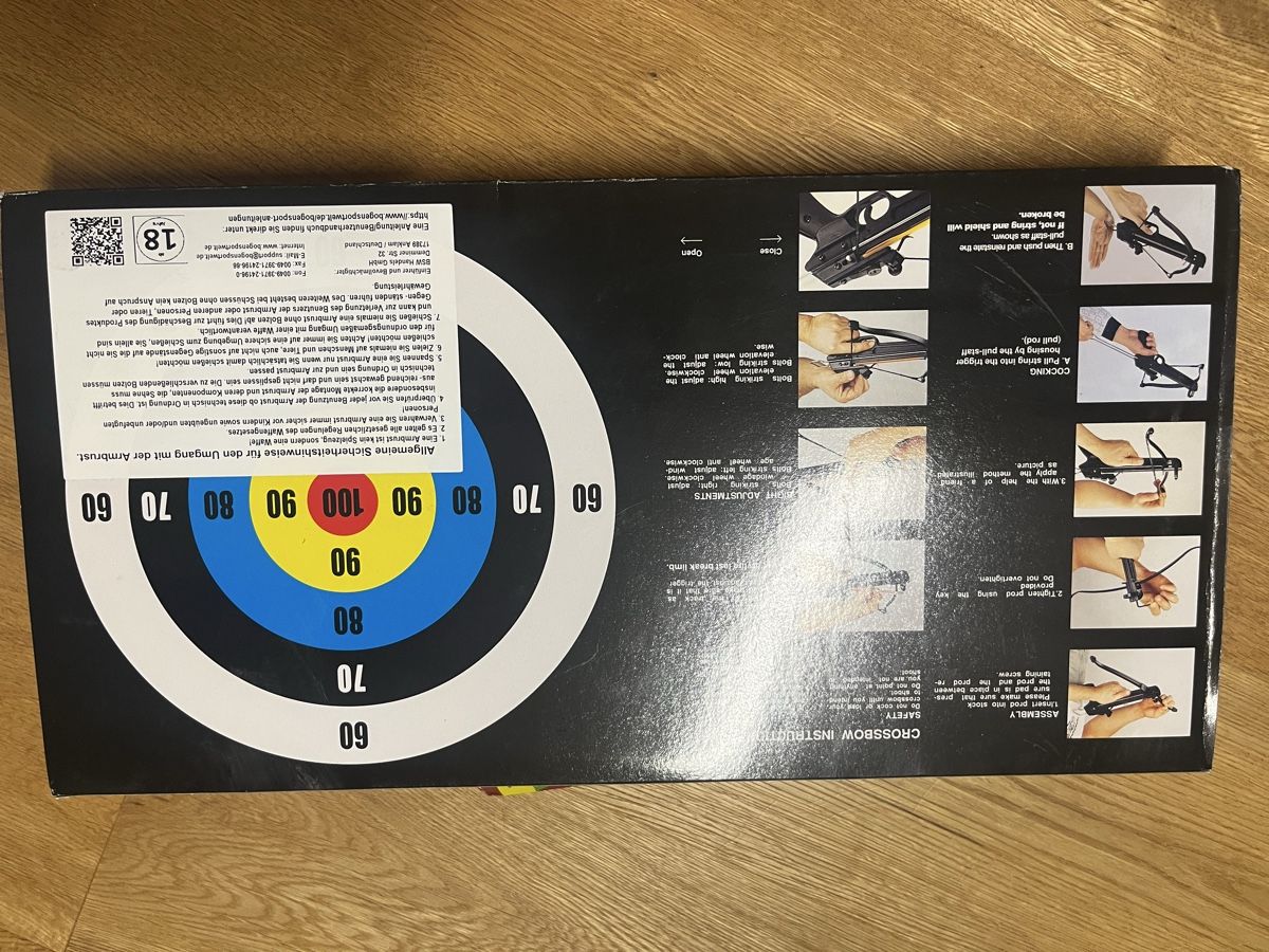 Jouets: Pistolen Armbrust 50 LBS – D'occasion à Thundorf par meli_meli 2