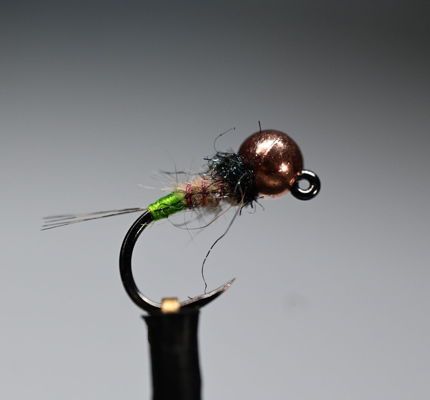 Esche: 1x Green Butt Nymph #16 / 3,3mm – Nuovo (secondo la descrizione) da Degersheim venduto da HookedOnTheFly