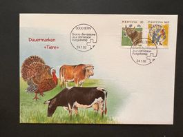 FDC Luxus 1992 Sondermarken Philswiss Spezialcouvert (R2912