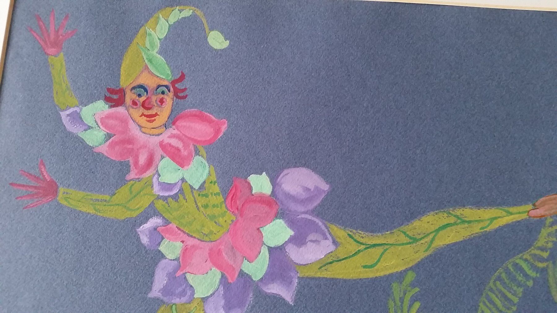 Dipinti: Gemälde; Clown gemalt mit Rahmen, 31x41 – Usato da Herrliberg venduto da AlexandraBopp 2