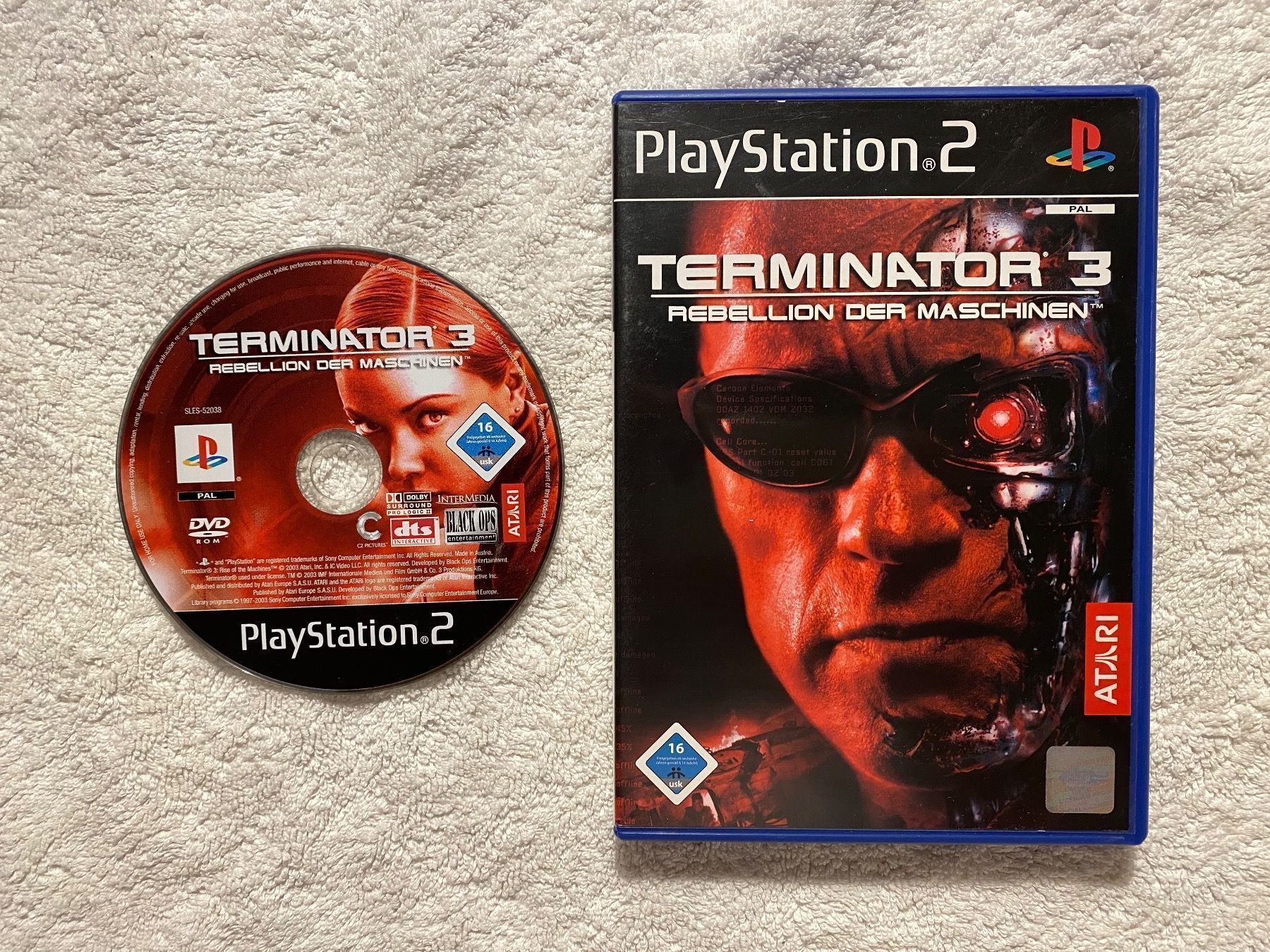Sony Spiele: Terminator 3 Rebellion der Maschinen PS2 – Gebraucht aus Reichenbach i. K. von Daniel840