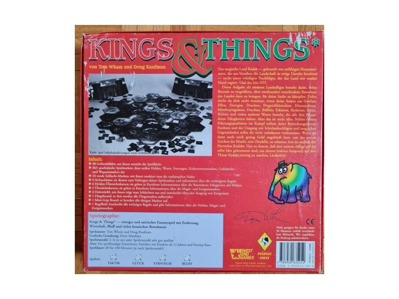 Giochi: Brettspiel "Kings & Things", Version 1997 – Usato da Zürich venduto da Desmond01 1
