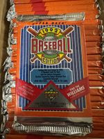🔥 1992 Upper Deck Baseball Pack – Foil Pack – ungeöffnet!