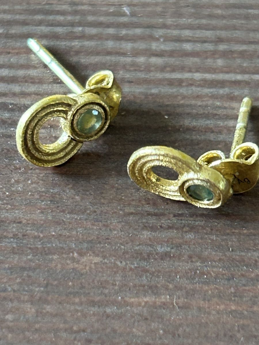 Ohrringe & -stecker: Elegante Set von Ohrstecker, Ring und Kette – Gebraucht aus Siebnen von schnell05 3